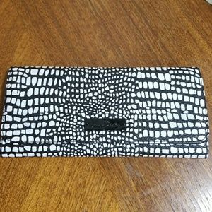 Vera Bradley leather tri-fold wallet
